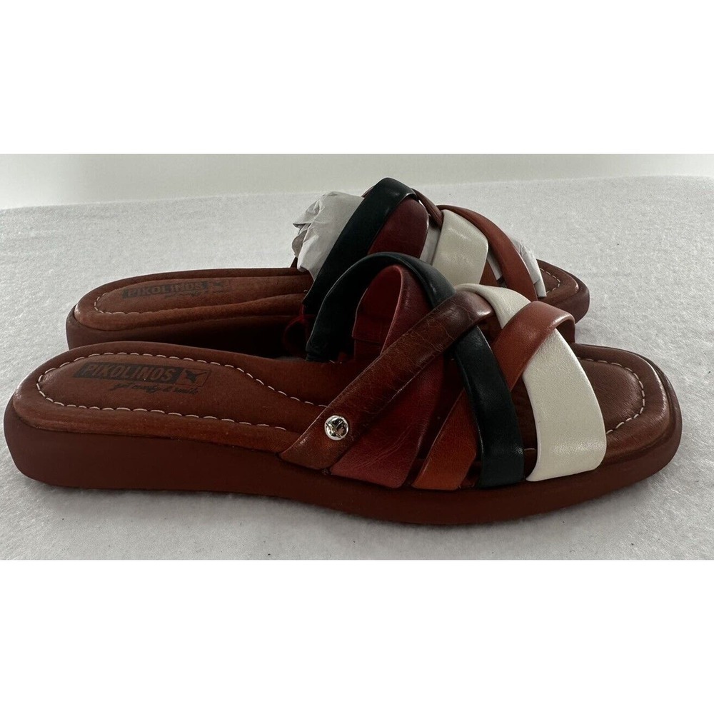 Pikolinos CALELLA Strappy Sandals Women’s Size 37 US 6.5-7 Calfskin Leather​​​
